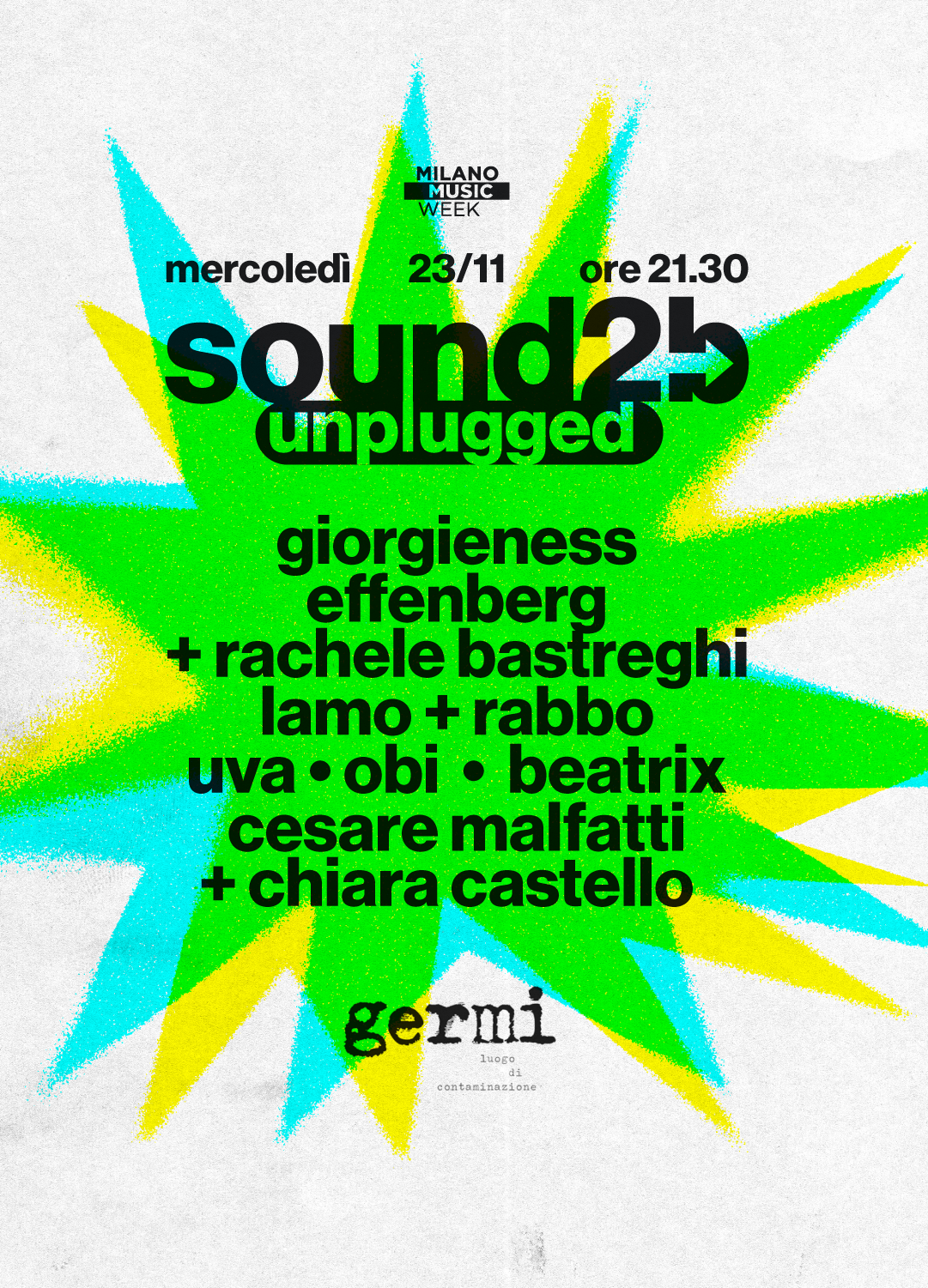 Immagine 23 novembre: SOUND TO BE // LIVE UNPLUGGED
