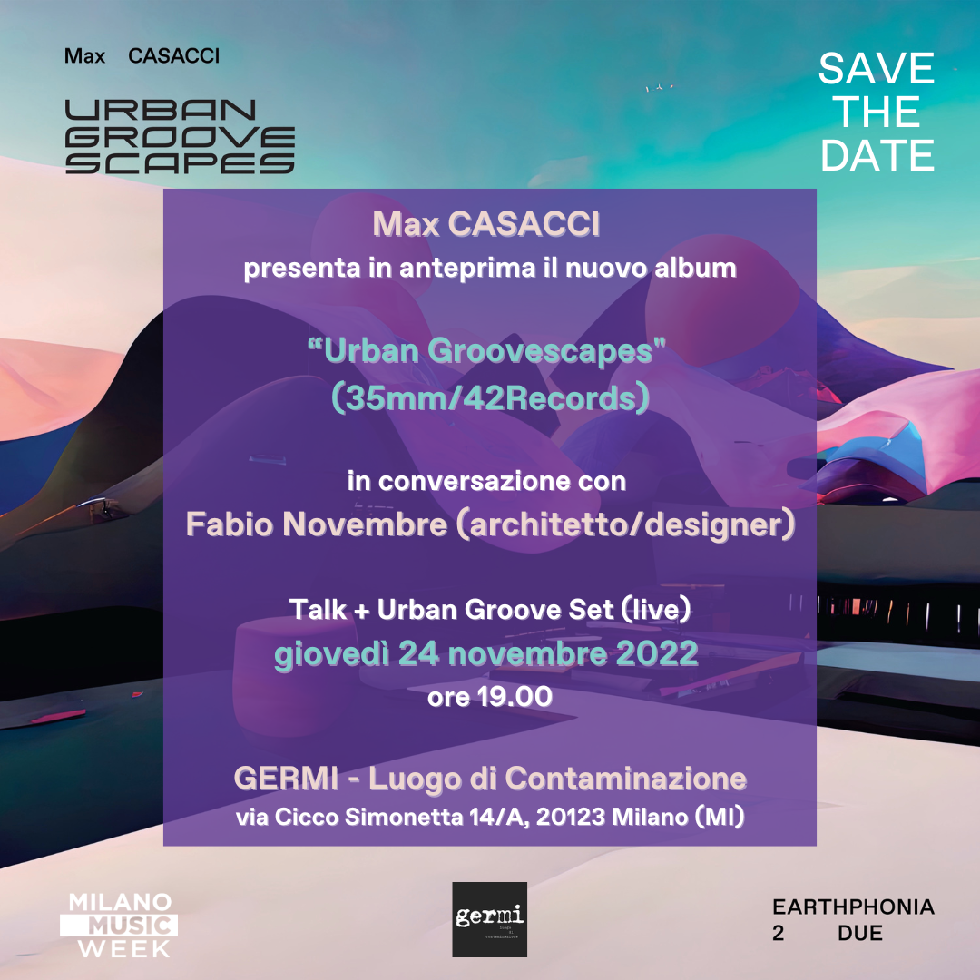 Immagine 24 novembre: Max Casacci // live + talk