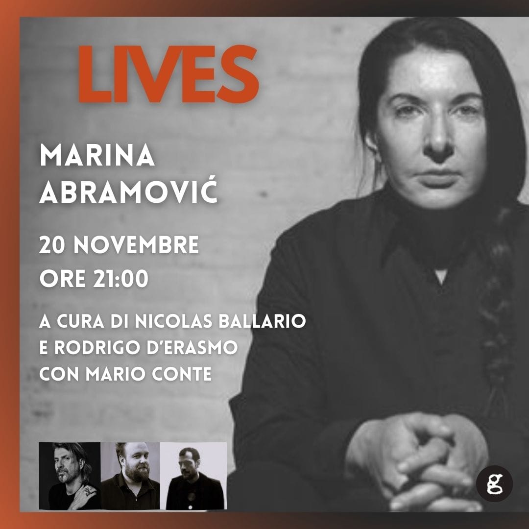 Immagine 20 novembre Lives: Marina Abramović