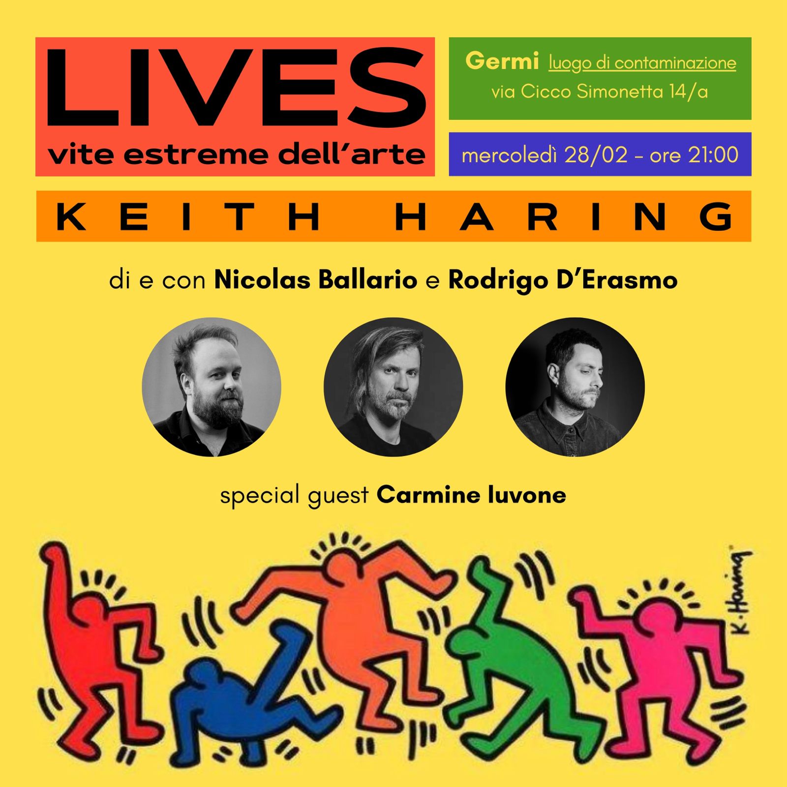 Immagine 28 febbraio: LIVES – Keith Haring