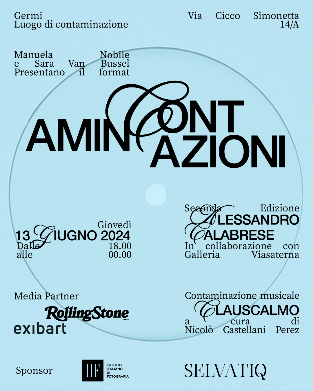 Immagine 13 giugno: CONTAMINAZIONI // Alessandro Calabrese
