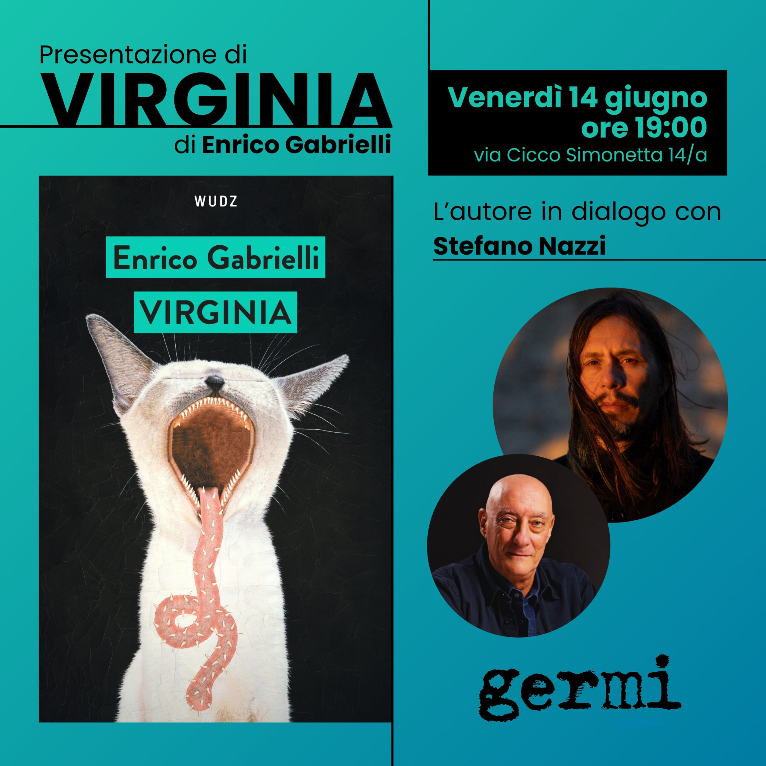 Immagine 14 giugno: “Virginia” di Enrico Gabrielli