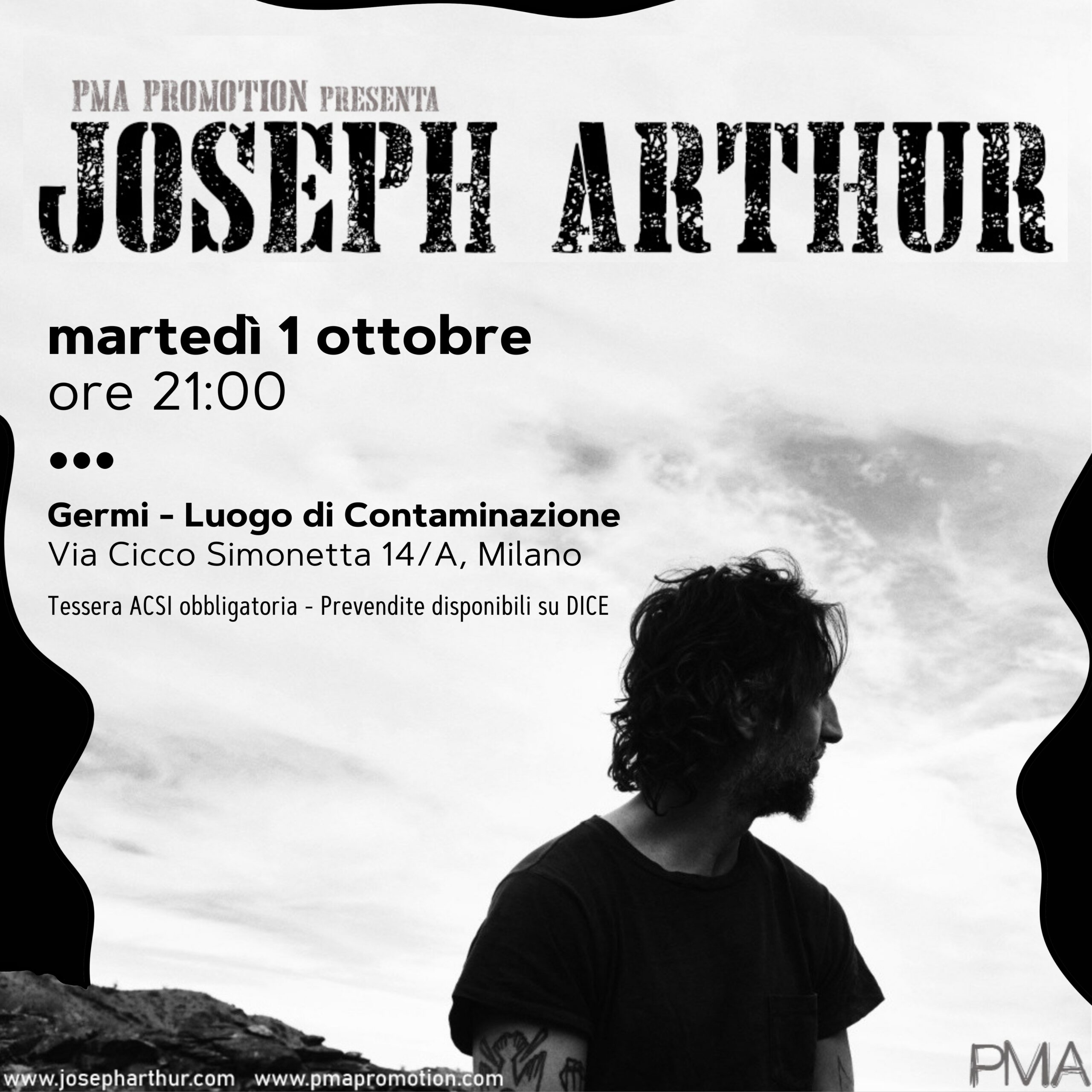 Immagine 1 ottobre: Joseph Arthur