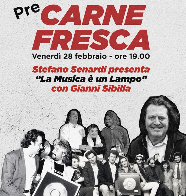 Immagine 28 febbraio: Stefano Senardi • La musica è un lampo