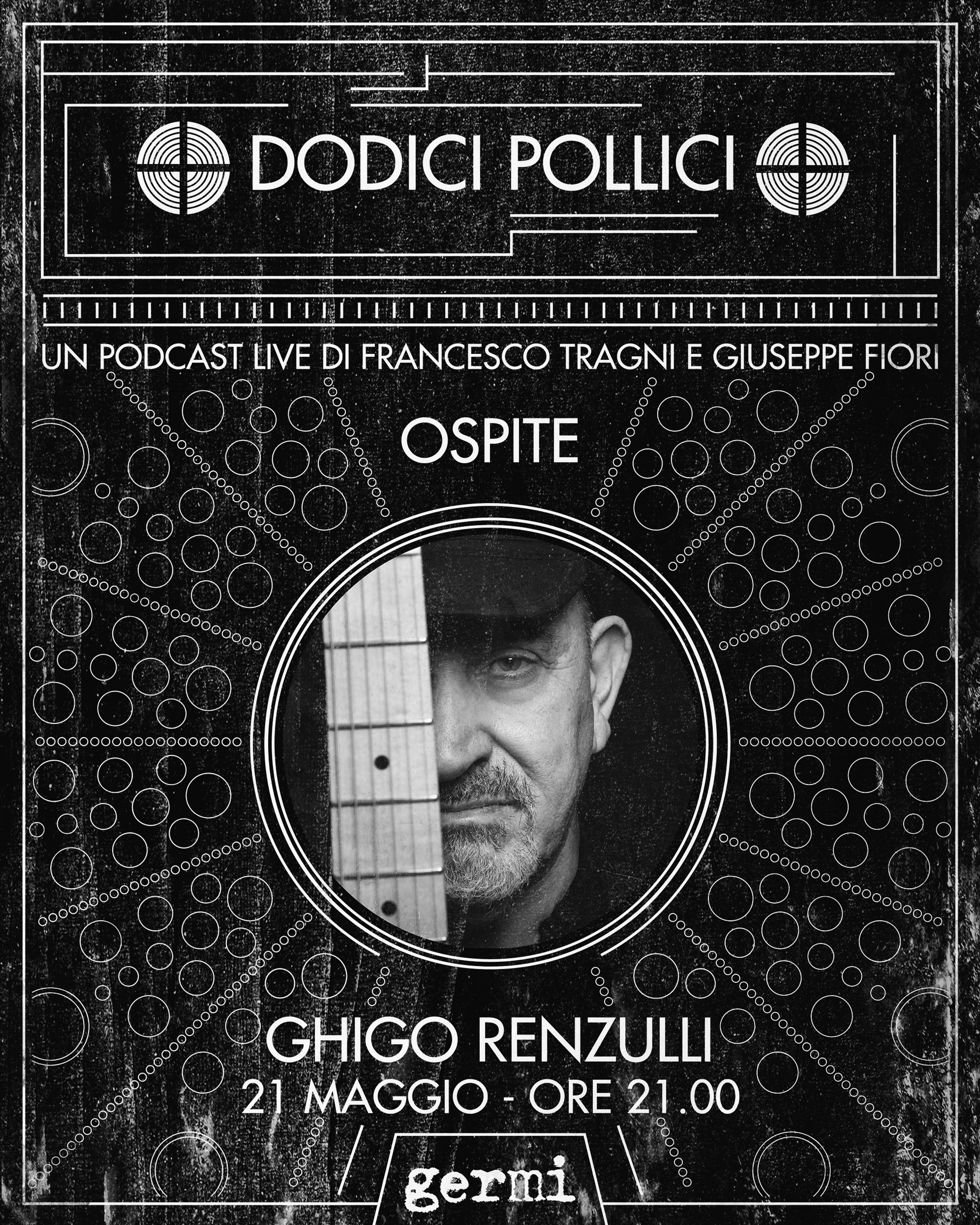 Immagine 21 maggio: Dodici Pollici • Ghigo Renzulli
