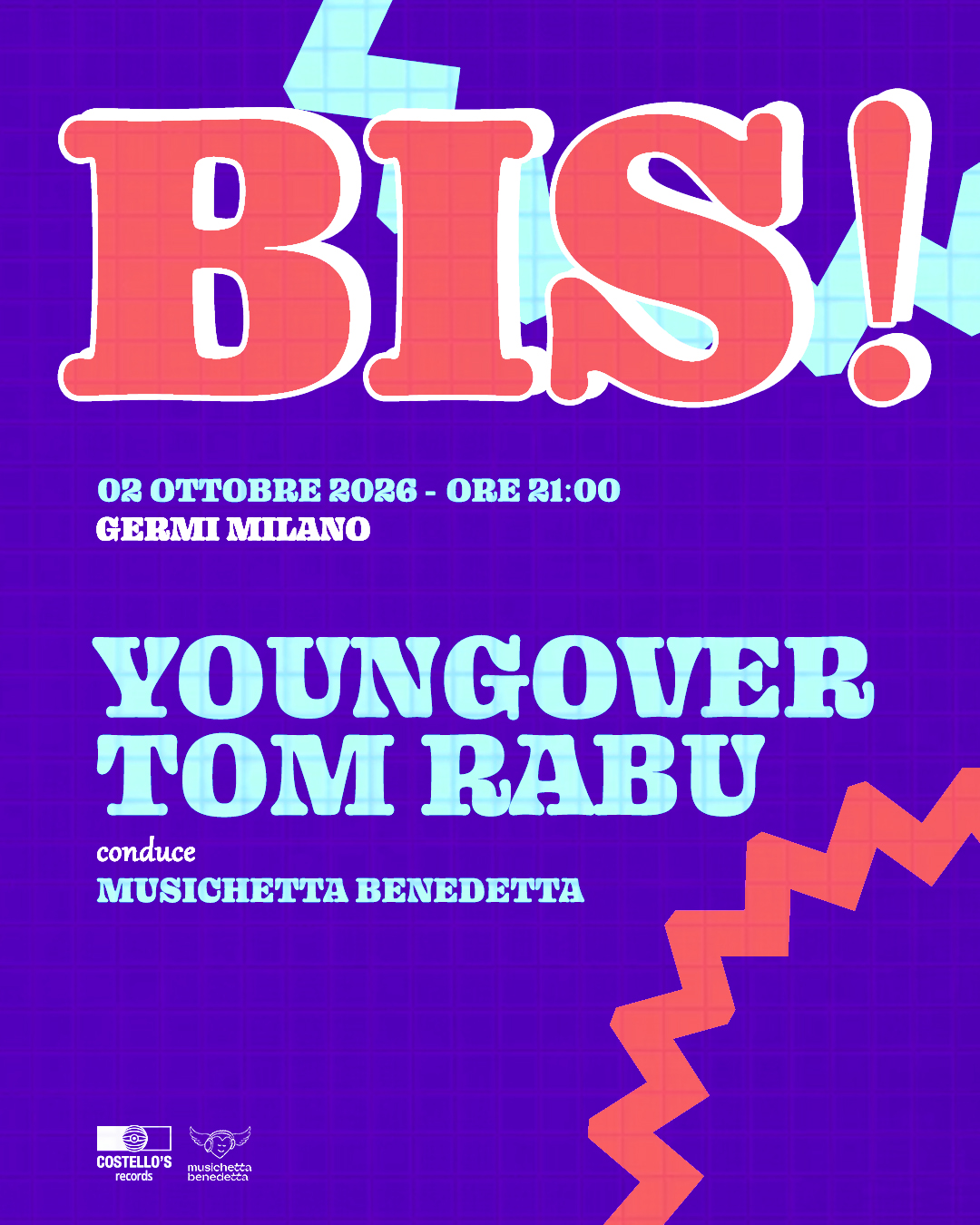 immagine 2 OTTOBRE: BIS! con YOUNGOVER e TOM RABU